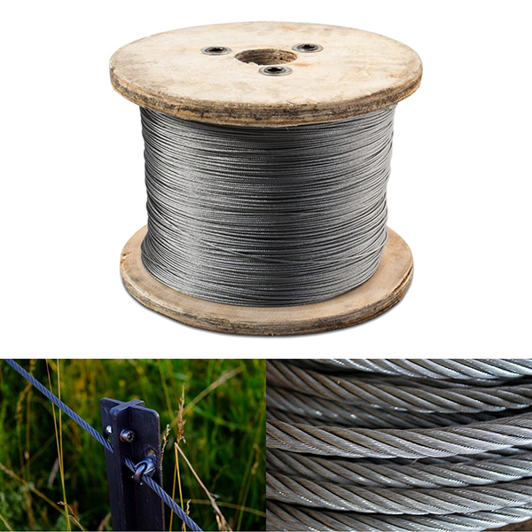 100m Long Rust-Proof and Corrosion-Resistant Galvanized Steel Cable