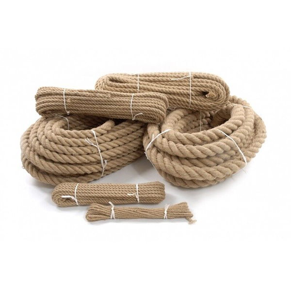 10m Long Sash Cord Natural Jute Rope Twisted Braided for Decking Garden Boating 