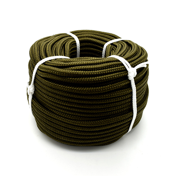 12mm Polypropylene Rope Khaki Green for Survival and Camping Activities