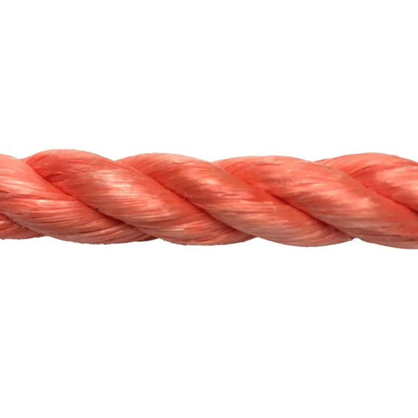 Polypropylene Orange Rope Coil 3 Strand Nylon Lightweight 12mm Rope