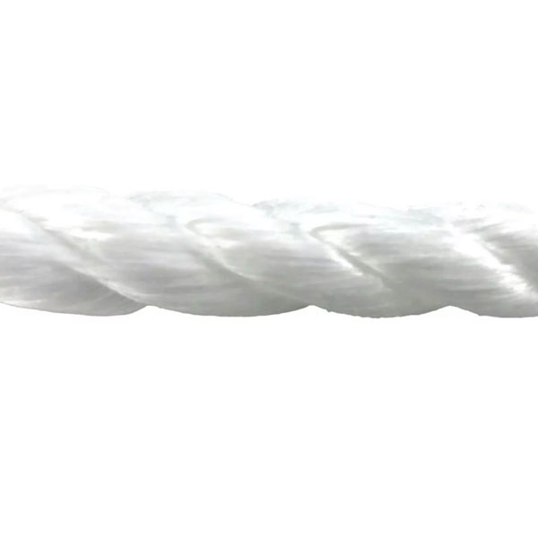 12mm White Polypropylene Rope 3 Strand Nylon Lightweight Coil