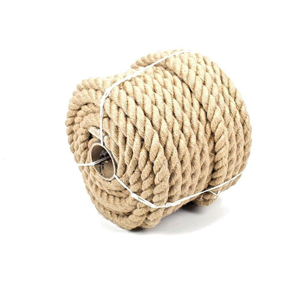 1m Long Natural Jute Rope Twisted Braided Decking Garden Boating Sash 