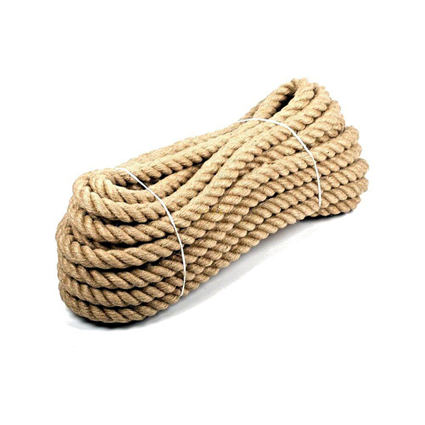 1m Long Natural Jute Rope Twisted Braided Decking Garden Boating Sash 