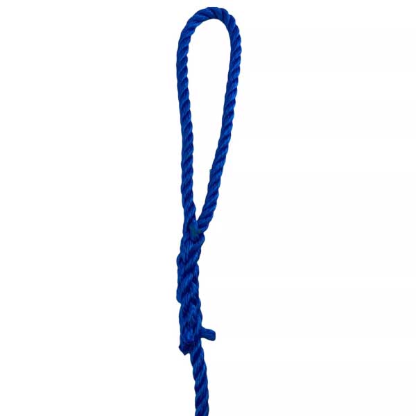 High Strength Royal Blue Softline Warps Boat Lines Mooring Ropes - Pack of 2