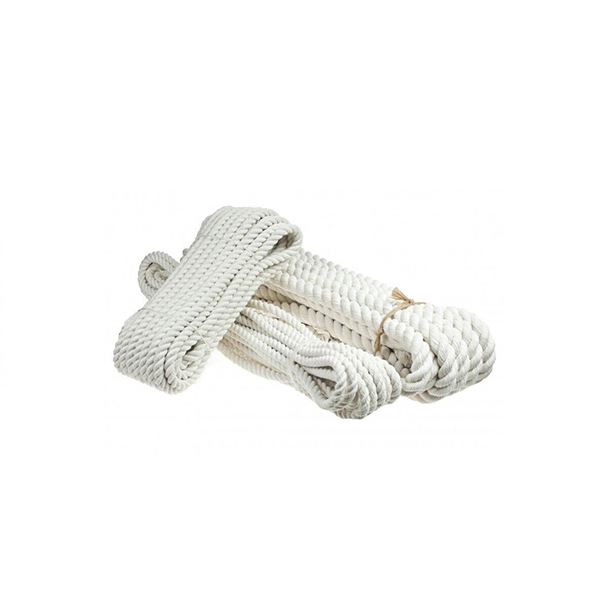 20m Long Natural Cotton Rope Sash Cord White Twine Washing Clothes Natural Ropes