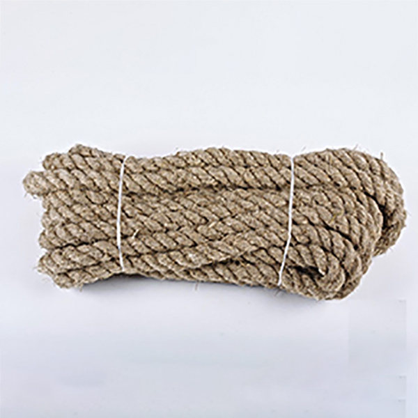 22mm Thick European Flax Linen Hemp Rope Twisted Braided Decking Garden Boating Crafts