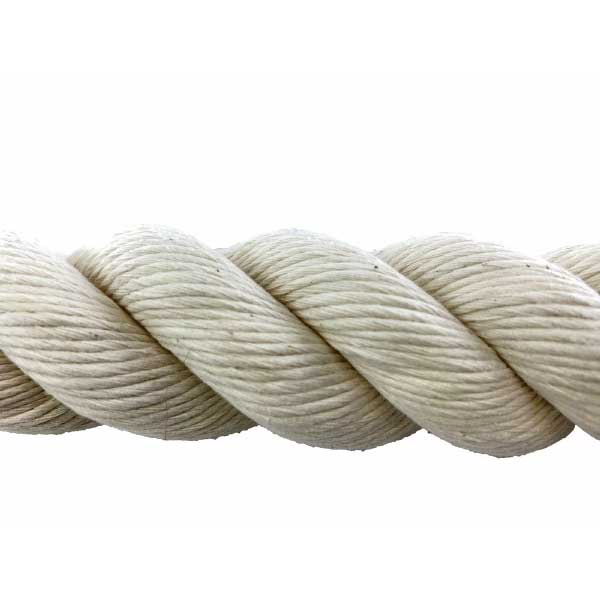 24mm Soft Handling Synthetic Cotton Waterproof White Rope