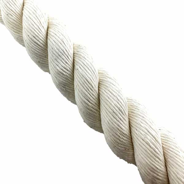 24mm Soft Handling Synthetic Cotton Waterproof White Rope