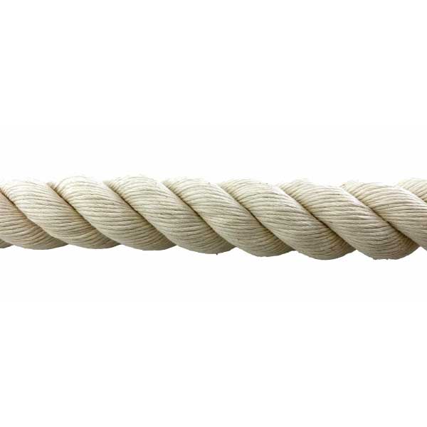 32mm Soft Handling Synthetic Cotton Waterproof White Rope