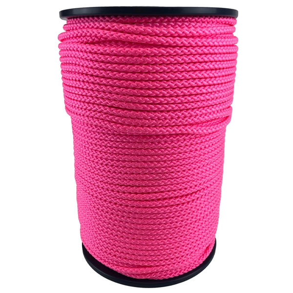 3mm Strong Braided Polypropylene Shiny Cord String Poly Rope Reel