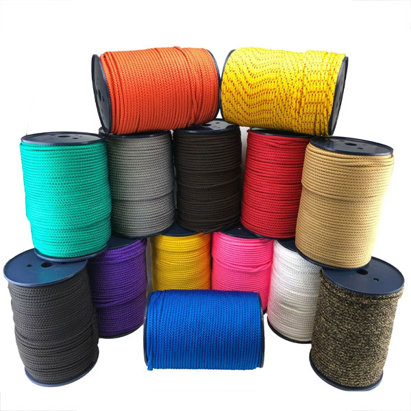 3mm Strong Braided Polypropylene Shiny Cord String Poly Rope Reel