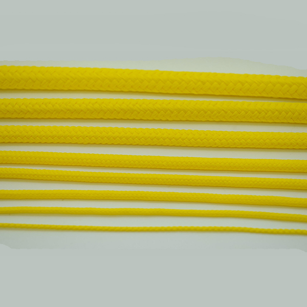 3mm Thick Yellow Polypropylene Rope Braided Poly Cord Line Sailing Boating Camping