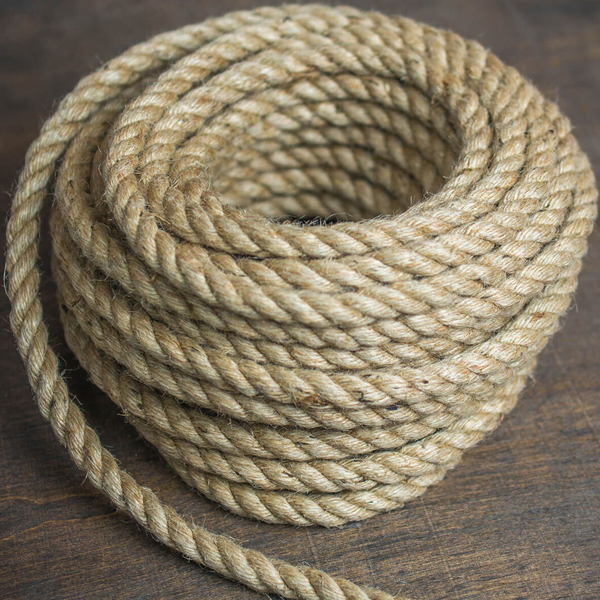 40m Long Jute Rope Strong Twisted Decking Cord Garden Sash Camping