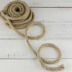 45m Long Jute Rope Strong Twisted Decking Cord Garden Sash Camping