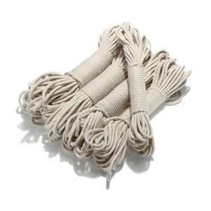 4mm Thick Cotton Rope for Pulley Systems, Laundry Lines, and Classic Outdoor Activities