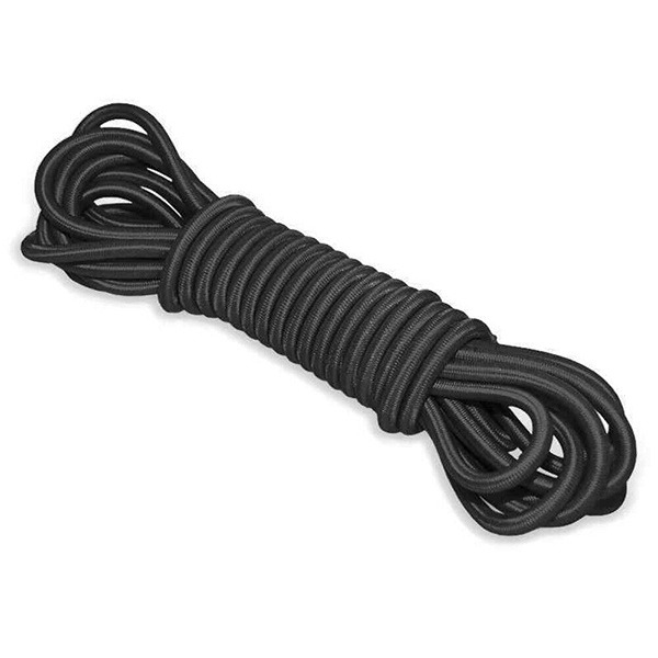 6mm Thick Black Elastic Bungee Rope Shock Cord Tie Down