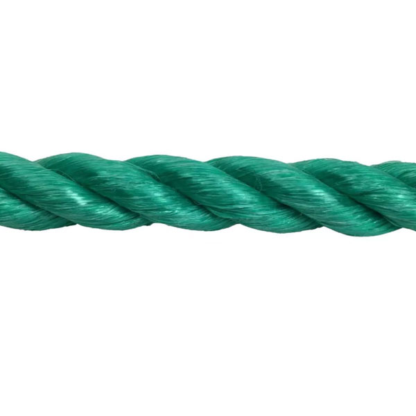 8mm Thick 3 Strand Green Nylon Lightweight Polypropylene Rope Coil 