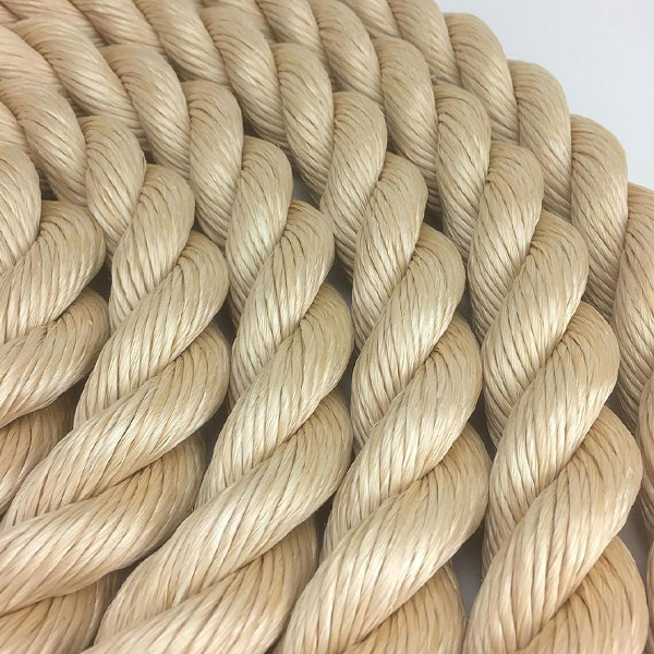 Heavy Duty 40mm Thick Synthetic Natural Sisal Rope Twisted Braided 