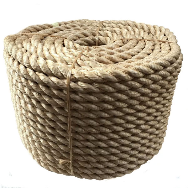 Heavy Duty 40mm Thick Synthetic Natural Sisal Rope Twisted Braided 