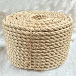 Heavy Duty 40mm Thick Synthetic Natural Sisal Rope Twisted Braided 