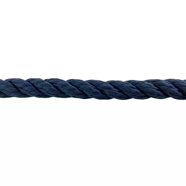 High Strength Navy Blue Softline Warps Boat Lines Mooring Ropes - Pack of 2