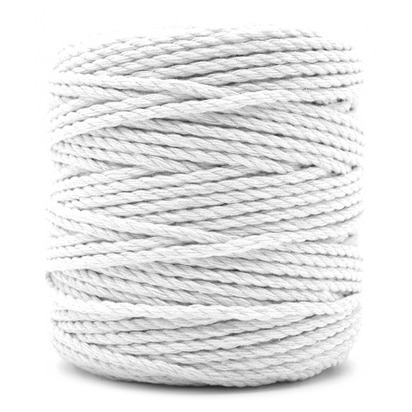 Macrame Cord Premium 3 Strand Twisted Cotton Macrame Rope Cotton Twine String