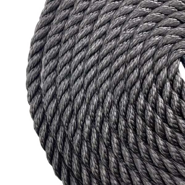 Softline Warps Boat Lines Black Mooring High Strength Ropes - Pack of 2