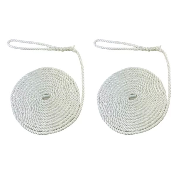 Softline Warps Boat Lines Mooring High Strength Ropes - Pack of 2