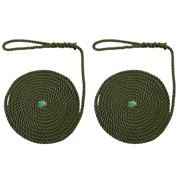 Softline Warps Boat Lines Mooring High Strength Ropes - Pack of 2