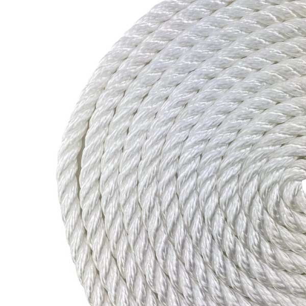 Softline White Warps Boat Lines High Strength 2 Pcs Mooring Ropes 