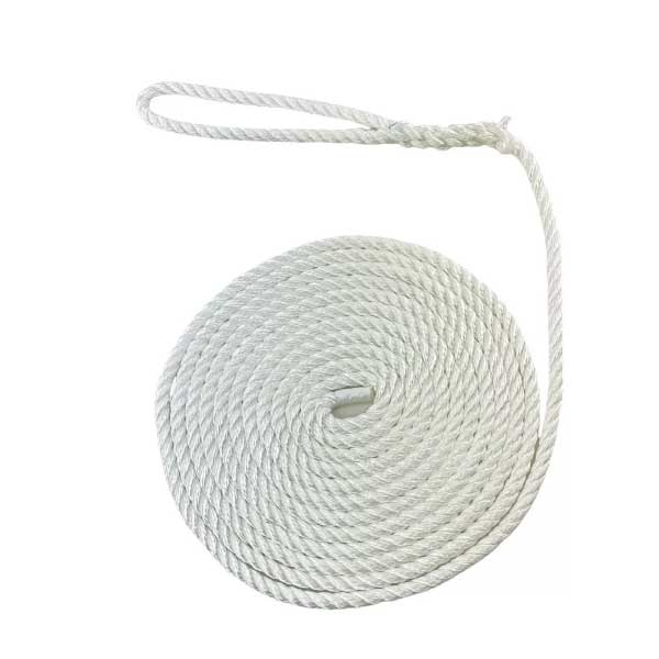 Softline White Warps Boat Lines High Strength 2 Pcs Mooring Ropes 