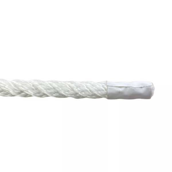 Softline White Warps Boat Lines High Strength 2 Pcs Mooring Ropes 